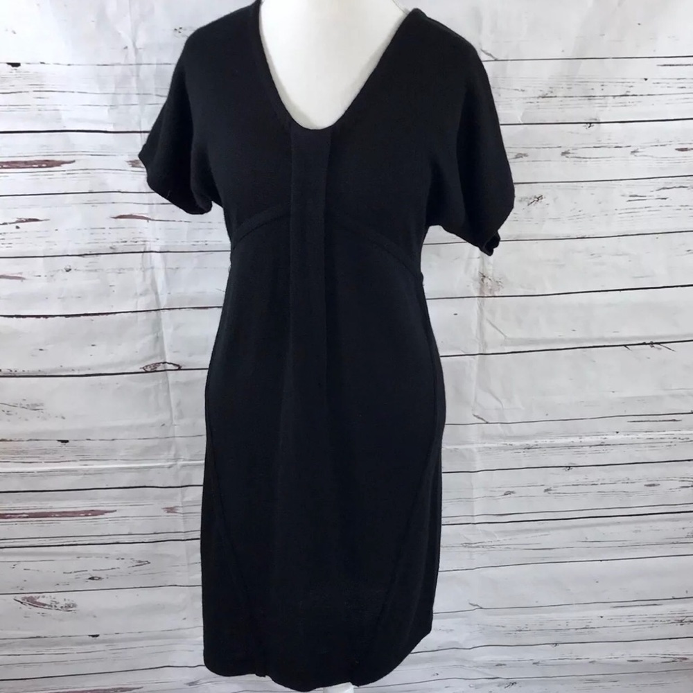 Ann Taylor Loft Sweater Dress Black Size M